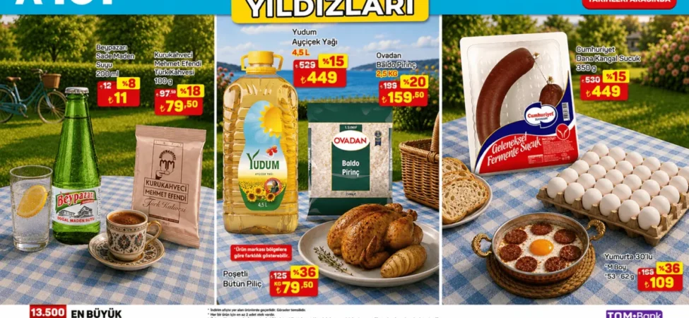 26-29 Ağustos A101 Yazın Yıldızları Kataloğu