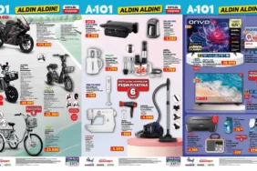 A101 3 Eylül 2026 Kataloğu Yayınlandı Volta Motosiklet, Televizyon ve Beyaz Eşya Fırsatları!