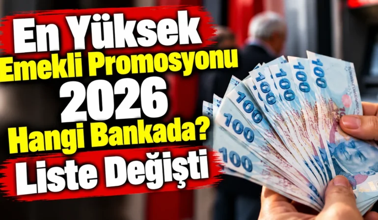 En Yüksek Emekli Promosyonu 2026 Hangi Bankada? Liste Değişti